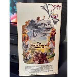 The never-ending story 2 the next chapter plus box office bunny VHS 1990
